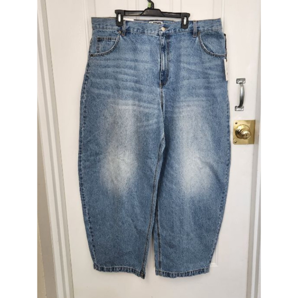 KBB by Kahlana Denim - KBB by Kahlana Plus Size 18 Blue Barrel Leg Jeans